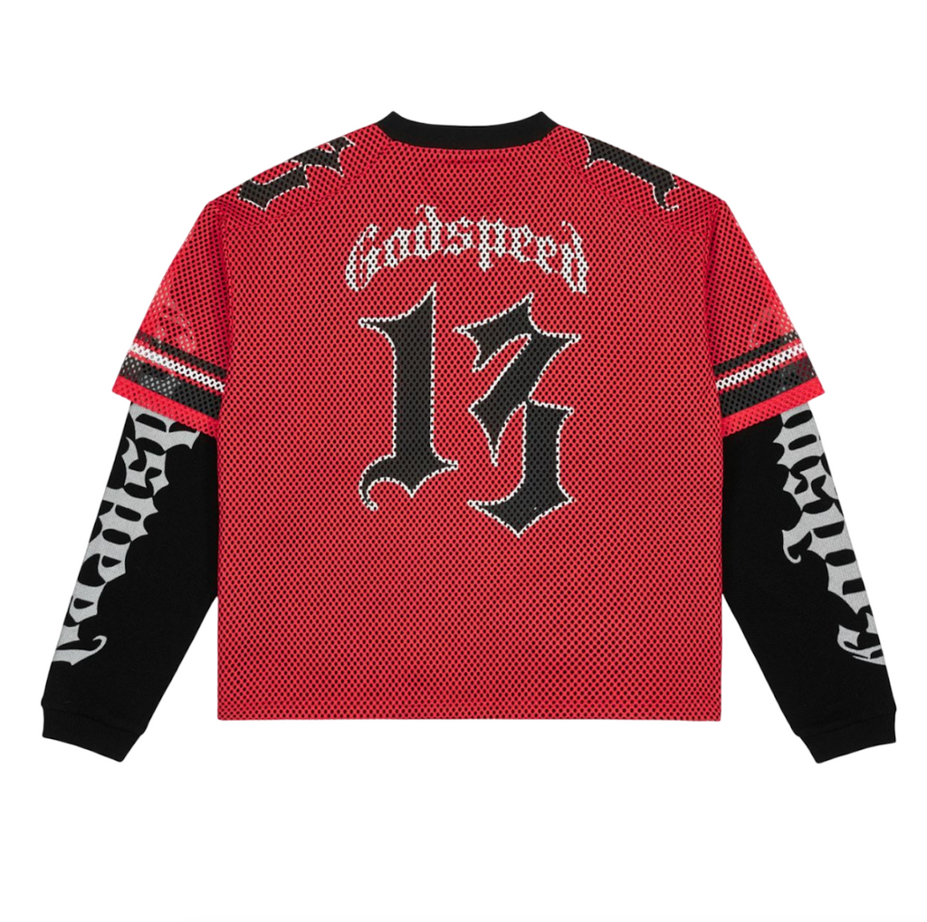 GODSPEED TD LAYERED RED JERSEY LONGSLEEVE