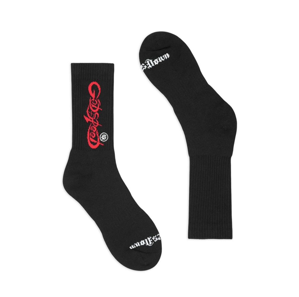 GODSPEED BLACK / RED SOCKS