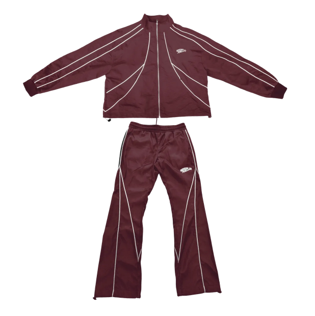 ROUGHPLAY REFLECTIVE TRACKSUIT (MAROON)