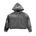 ROUGHPLAY CAMO SLEEVE HOODIE (GRY)