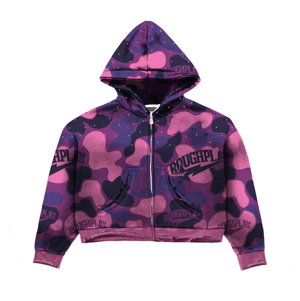 ROUGHPLAY CAMO HOODIE (PINK/PURPLE)