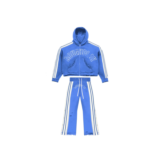 ROUGHPLAY STRIPLE SWEATSUIT (BLUE)