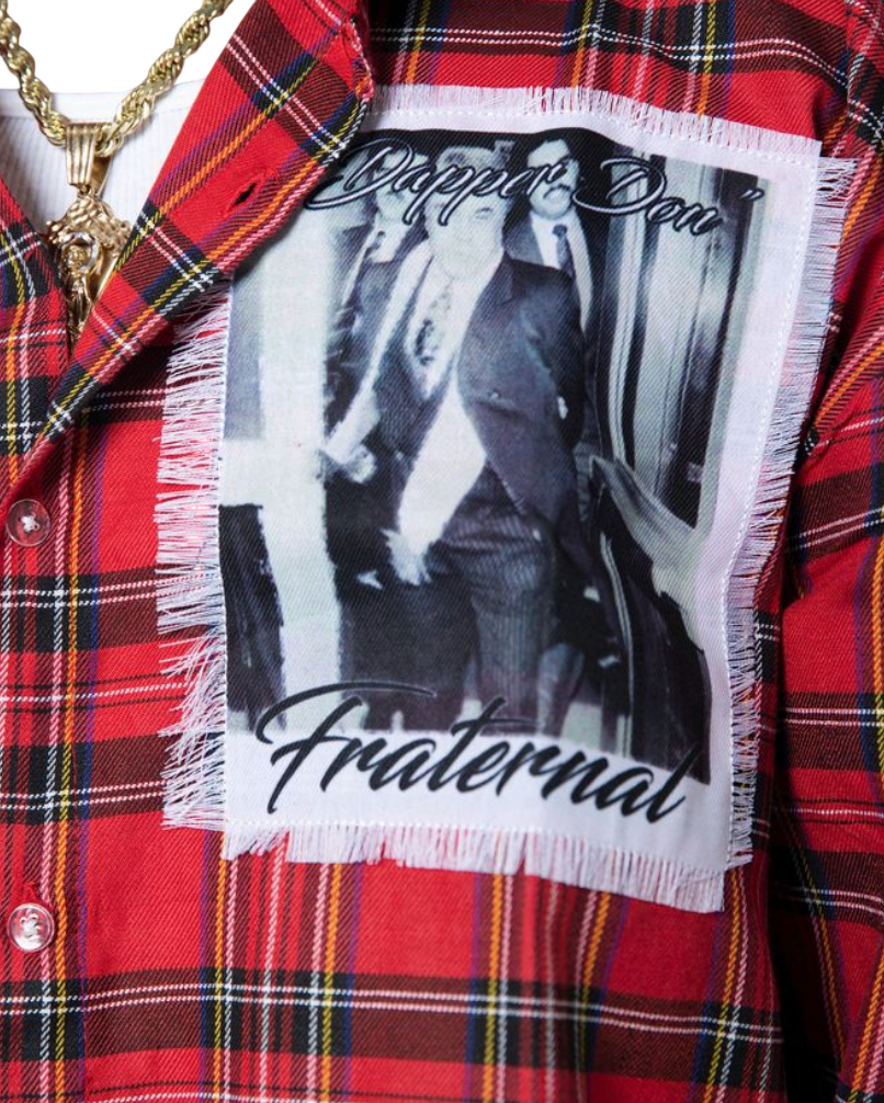 FRATERNAL RED DAPPER DON FLANNEL