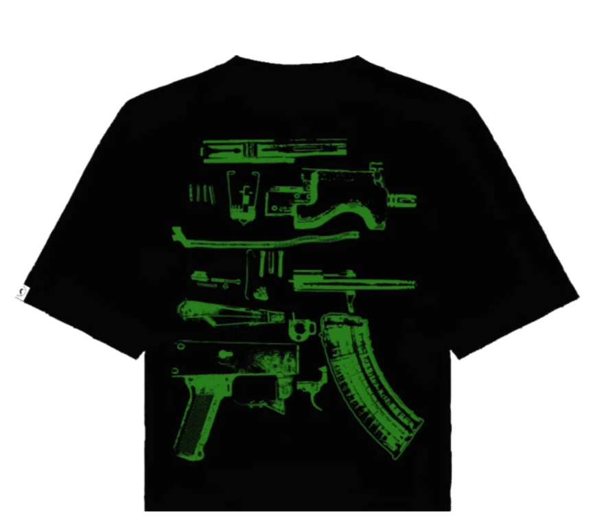 IN DRACO WE TRUST BLACK / GREEN TEE