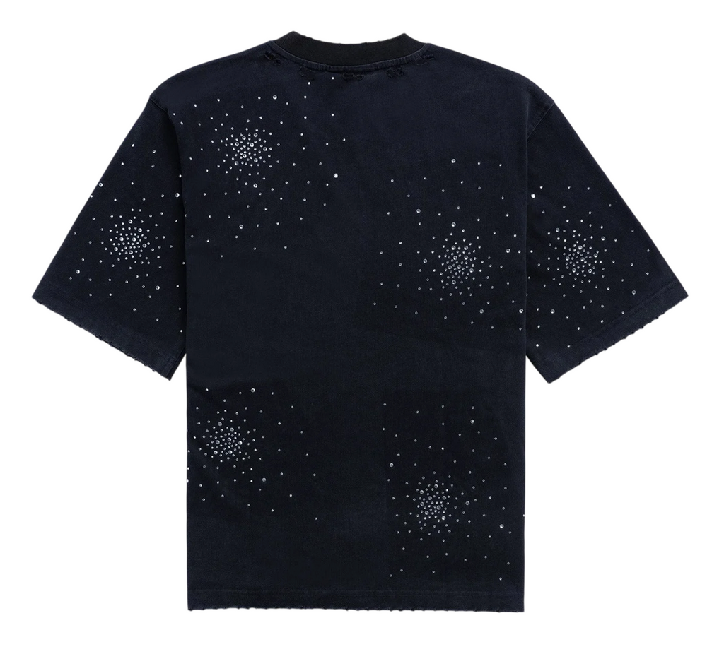 SAAVY DULTS "SAVED BY SAAVY DULTS" BLACK TEE