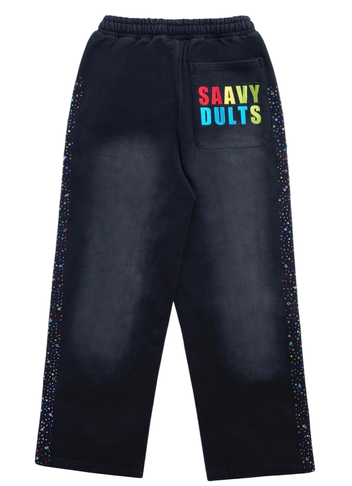 SAAVY DULTS "COLOR DRIP" SWEATPANTS