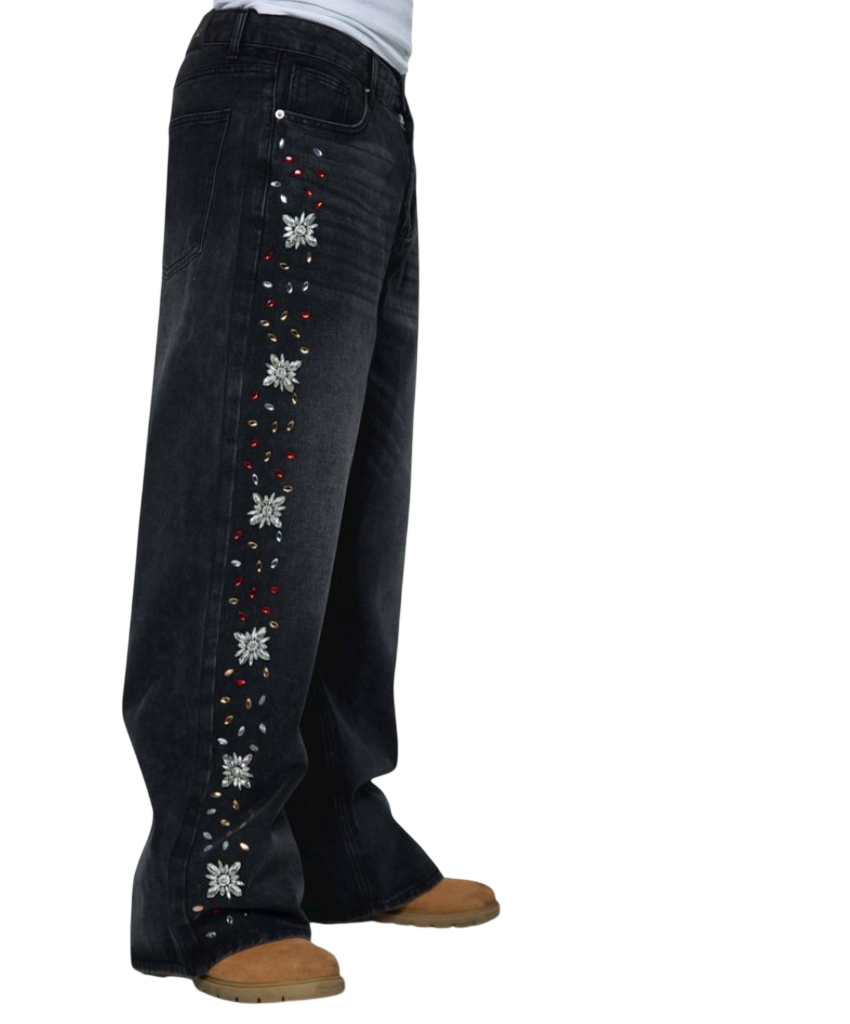 FRATERNAL BLACK "INTERSTELLAR" JEANS