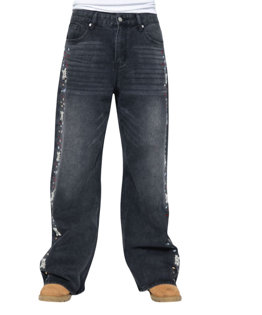 FRATERNAL BLACK "INTERSTELLAR" JEANS