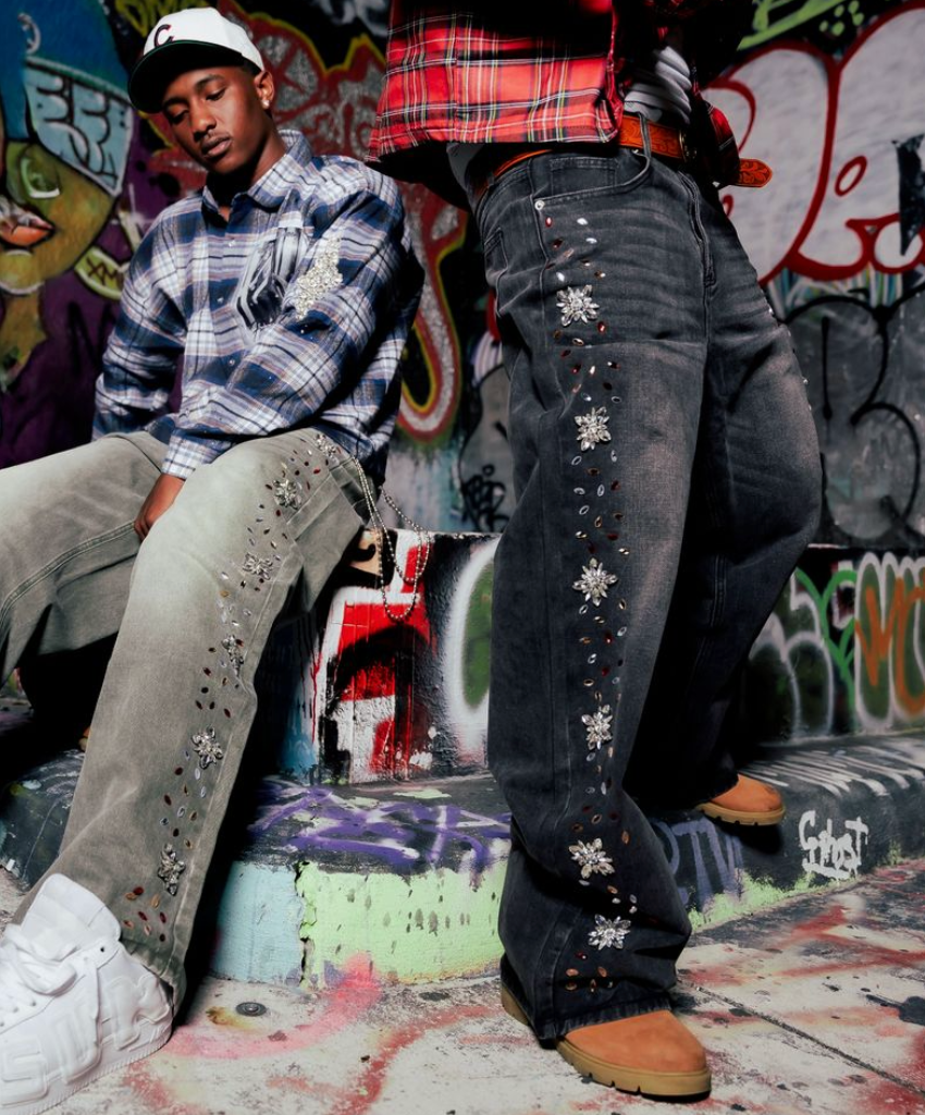 FRATERNAL BLACK "INTERSTELLAR" JEANS