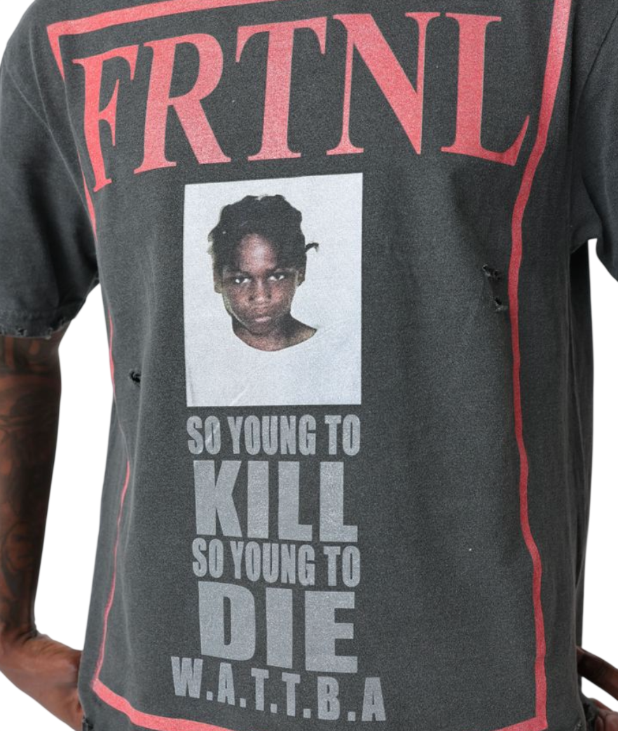 FRATERNAL GREY YUMMY TEE