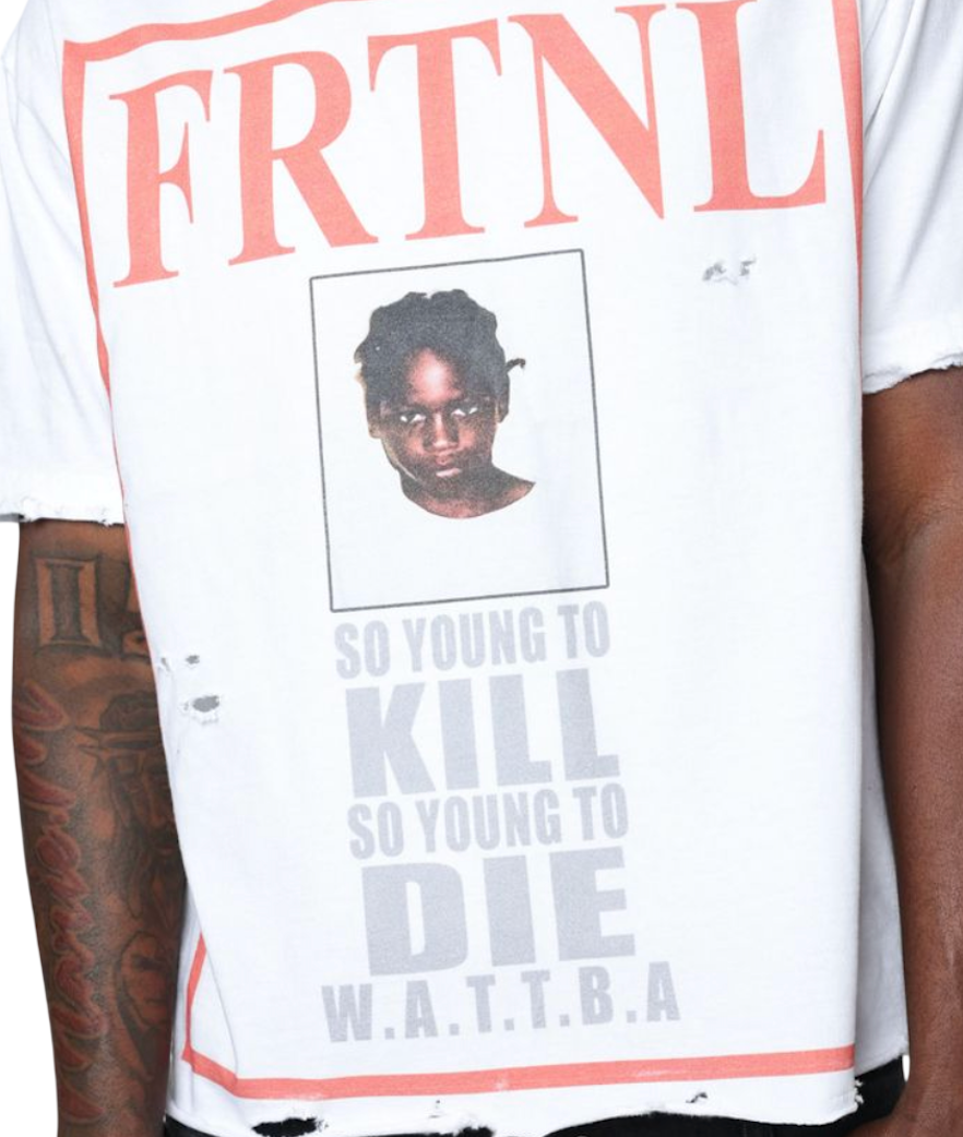FRATERNAL WHITE YUMMY TEE