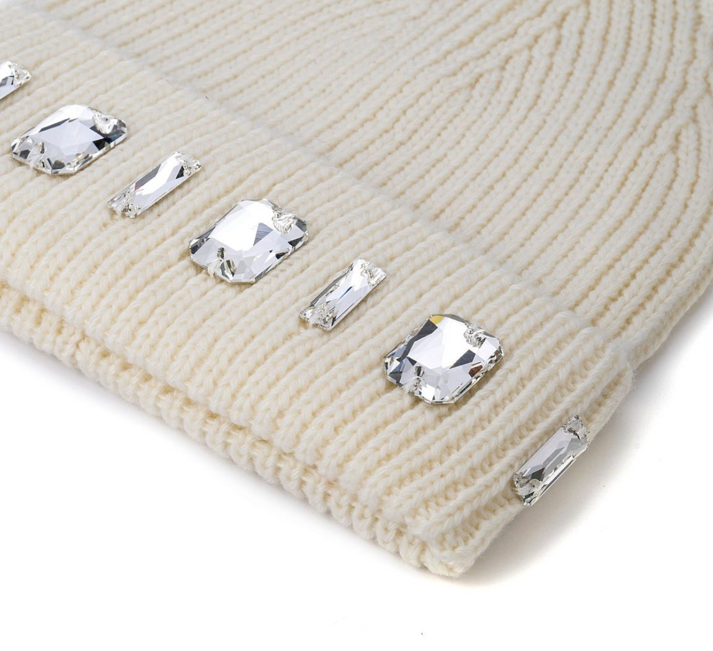 LOUIS CROWN BONE BEANIE