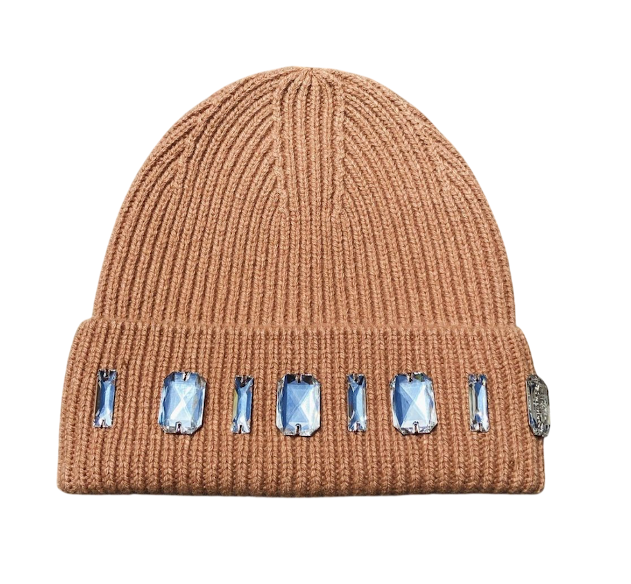LOUIS CROWN OCHRE BEANIE