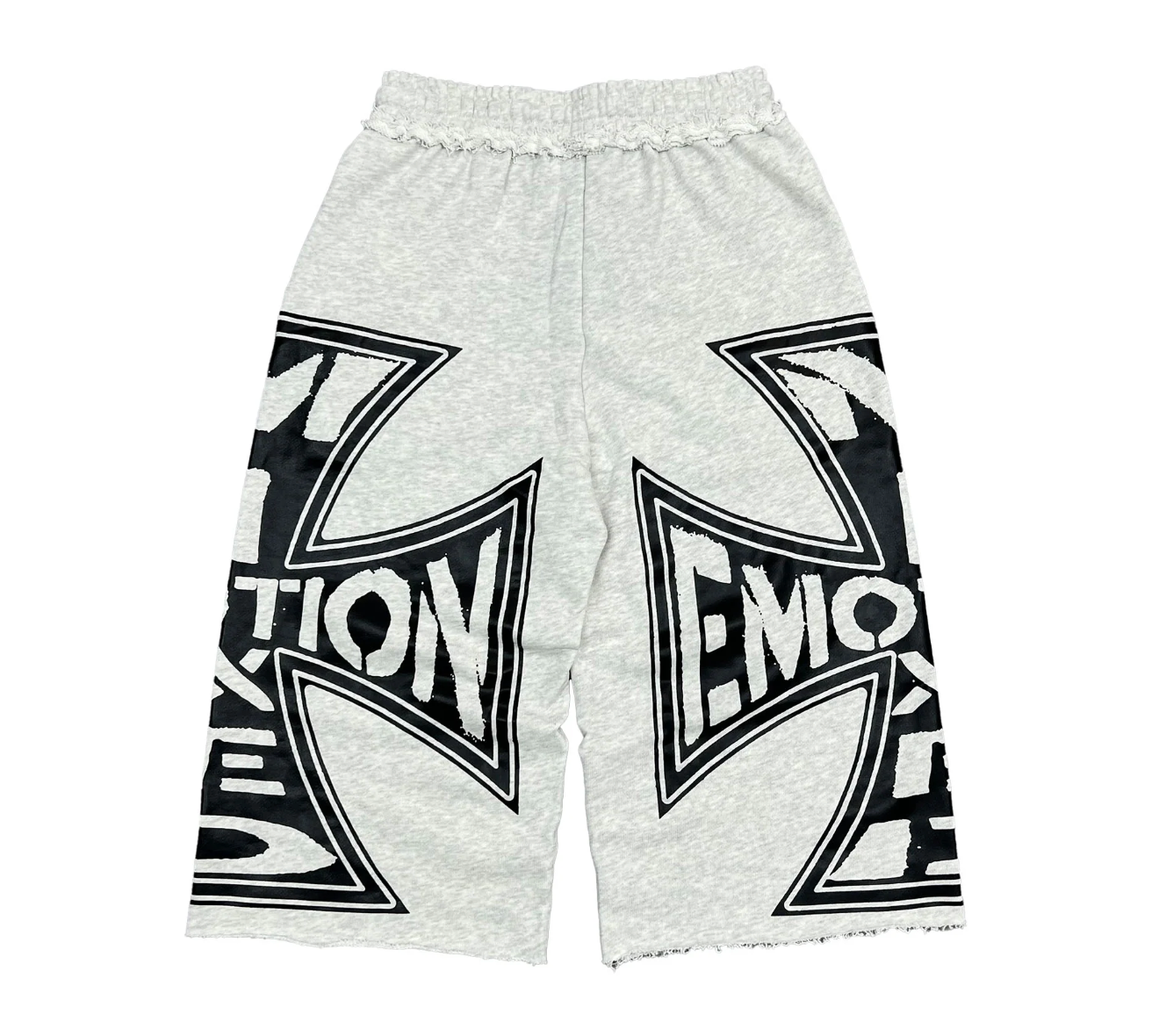 MIXED EMOTION GREY LONG SHORTS