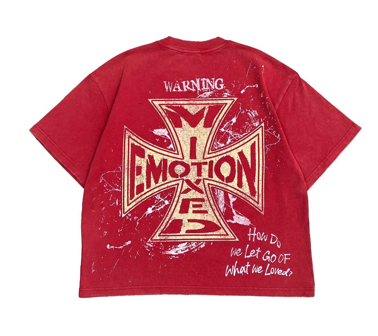MIXED EMOTION CRIMSON TEE