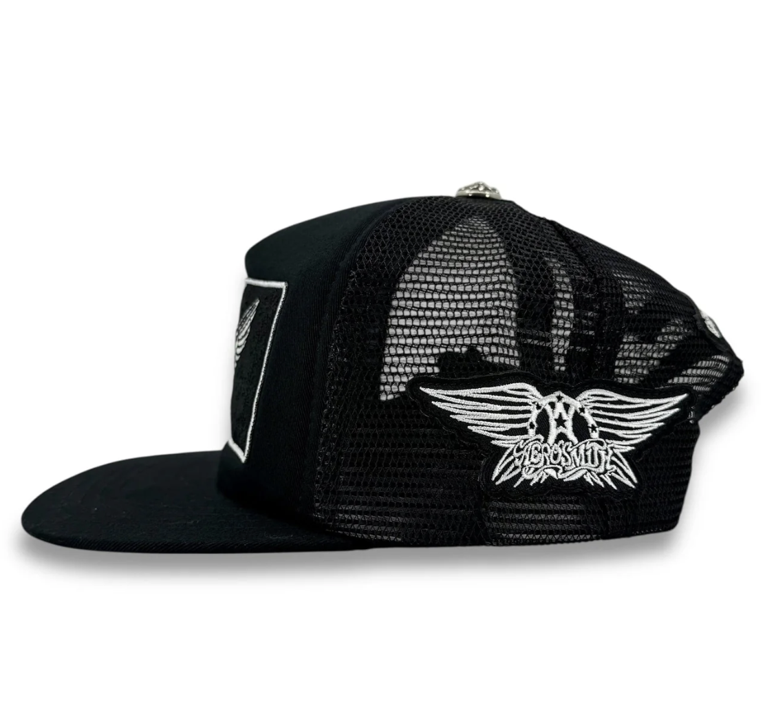 CHROME HEARTS FOTI x YUNGBLUD x AEROSMITH TRUCKER HAT
