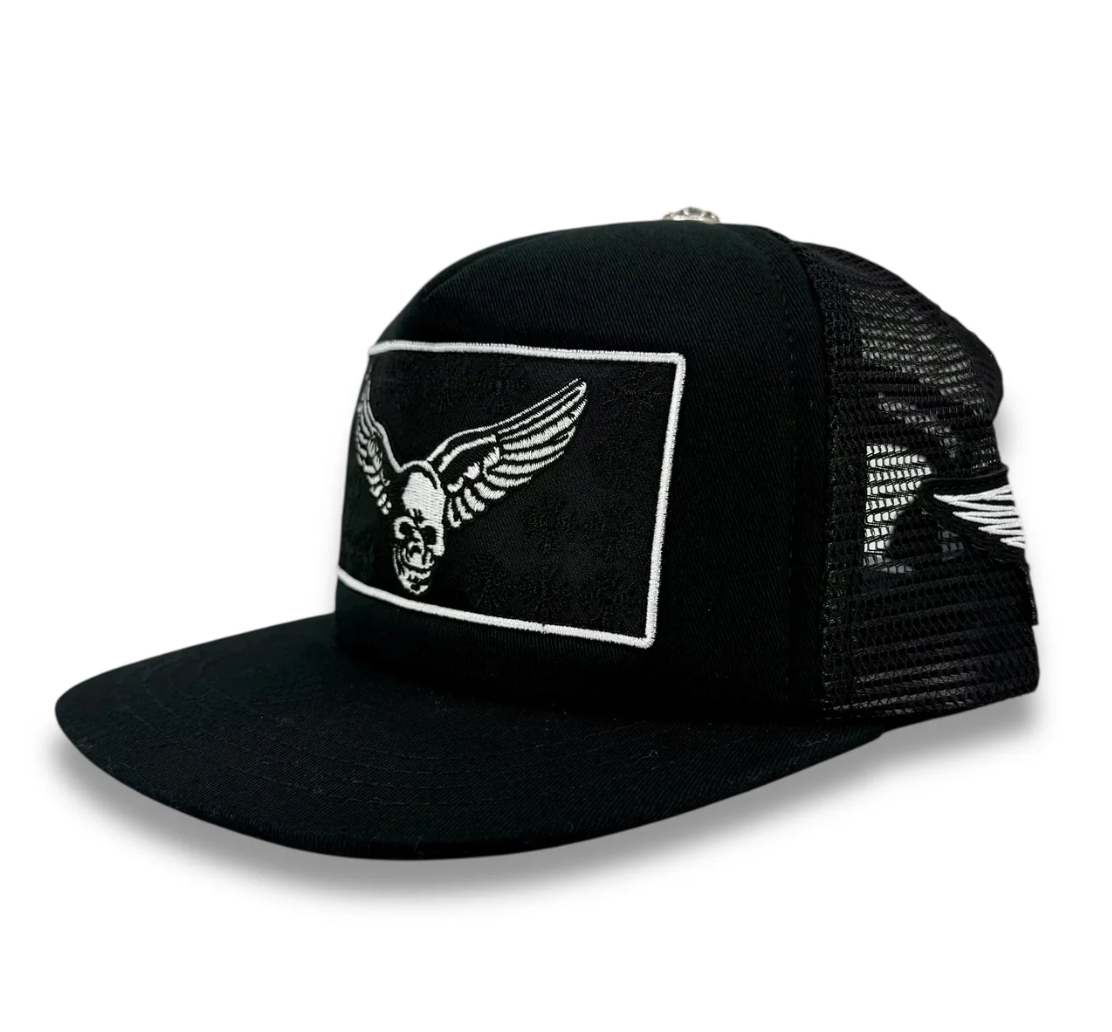 CHROME HEARTS FOTI x YUNGBLUD x AEROSMITH TRUCKER HAT