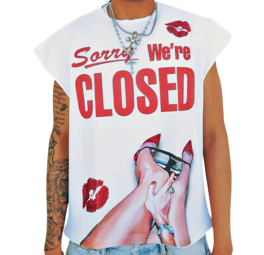 KILL CONFIRMED SORRY WE'RE CLOSED SLEEVELESS