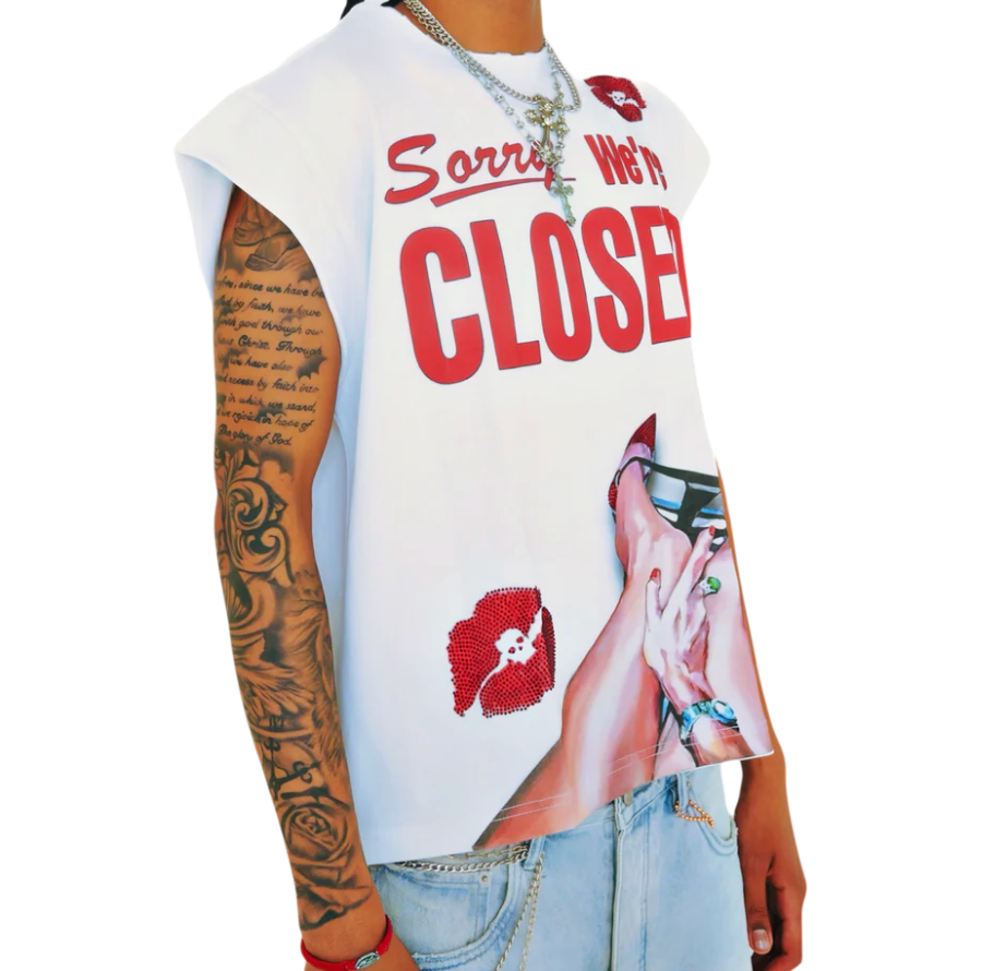KILL CONFIRMED SORRY WE'RE CLOSED SLEEVELESS