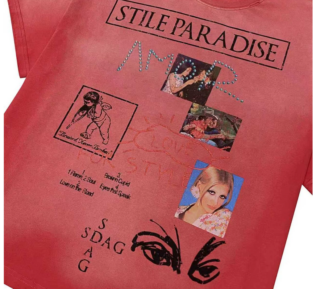 STILE PARADISE RED TEE