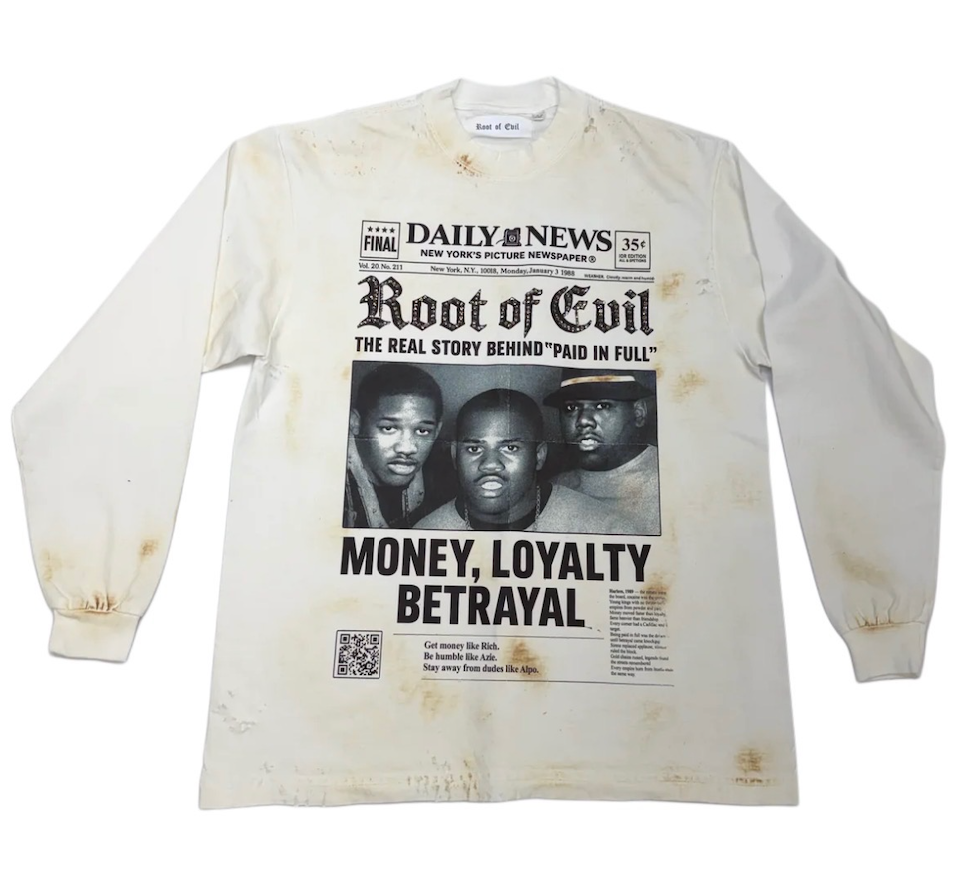 ROOT OF EVIL PAID IN FULL LONGSLEEVE