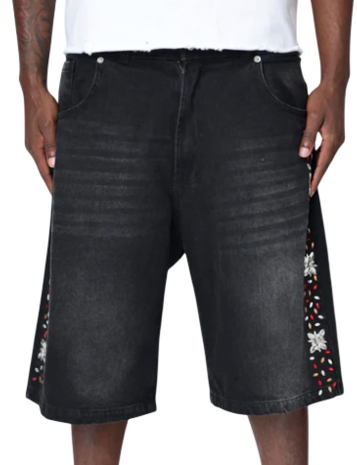 FRATERNAL BLACK INTERSTELLAR JORTS