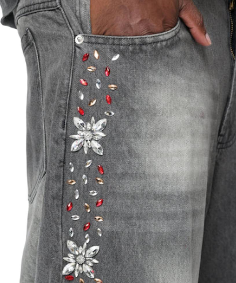 FRATERNAL GREY INTERSTELLAR JORTS