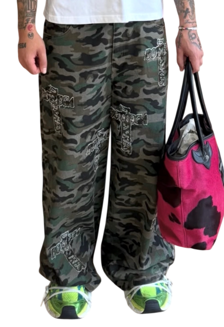 BOTTEGA DESIRES HOLY GRAIL CAMO DENIM
