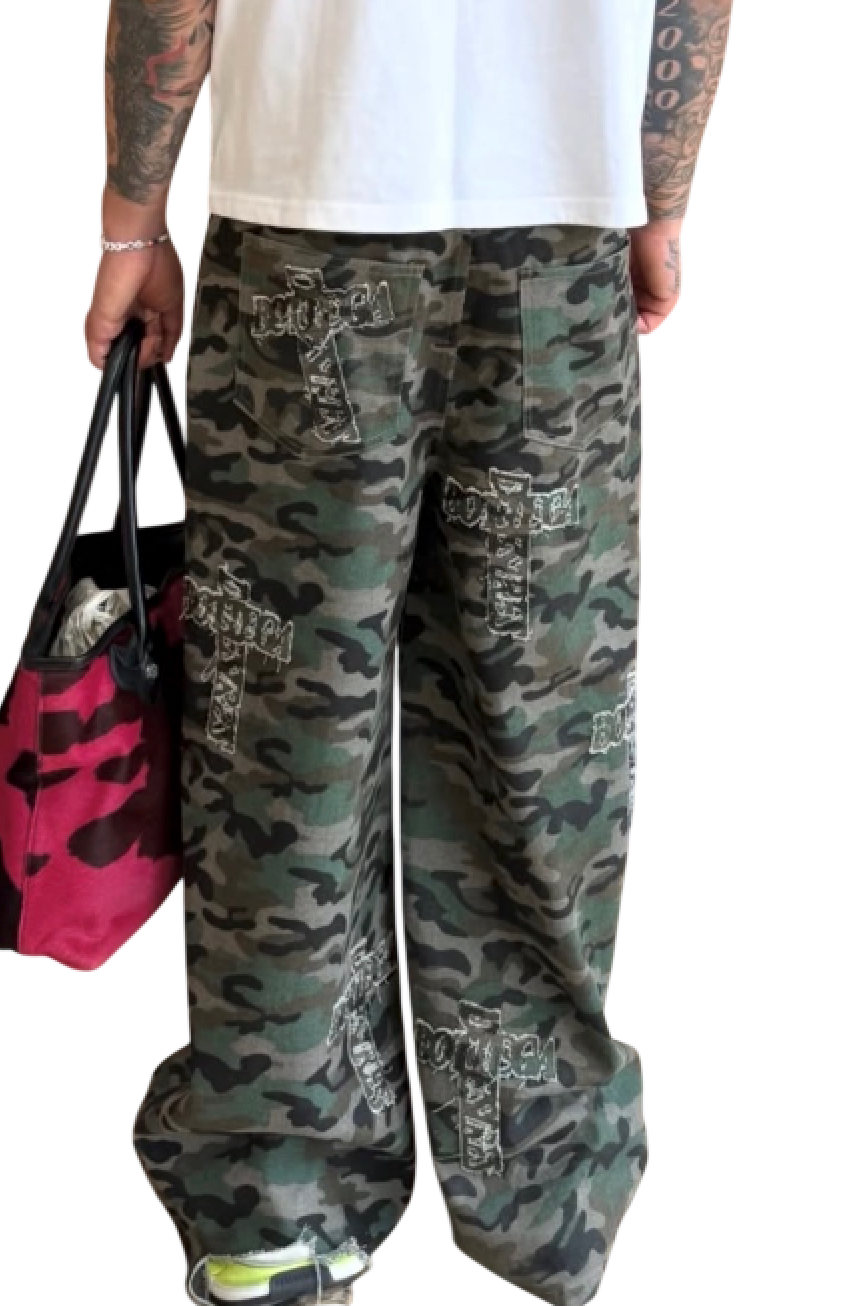 BOTTEGA DESIRES HOLY GRAIL CAMO DENIM