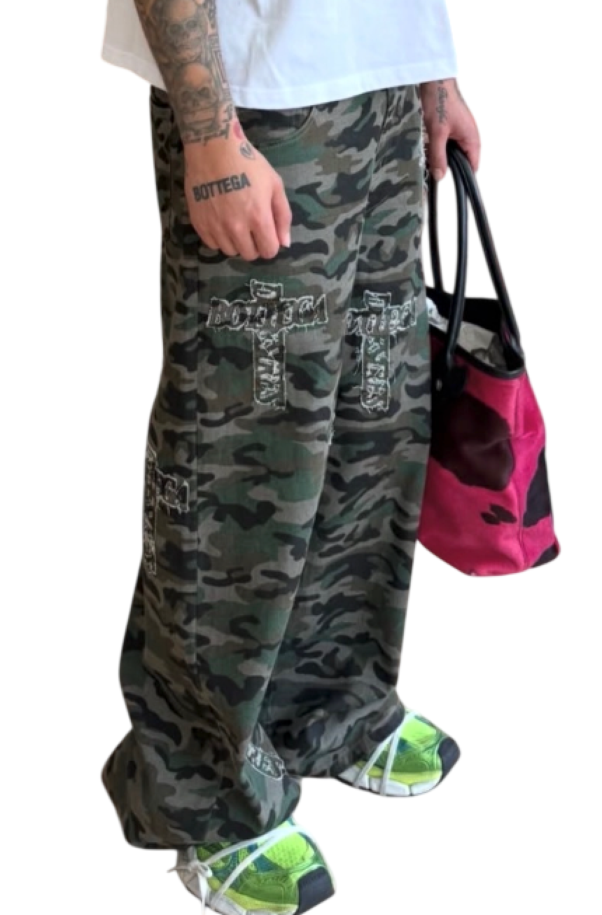 BOTTEGA DESIRES HOLY GRAIL CAMO DENIM
