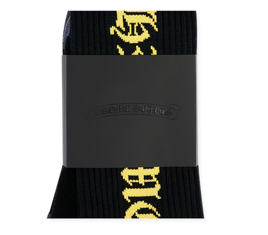 CHROME HEARTS 3-PACK SOCKS BLACK