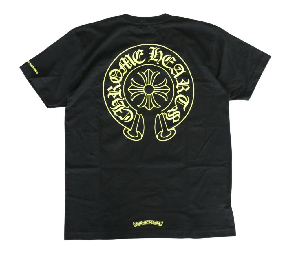 CHROME HEARTS FLUORESCENT GREEN HORSE TEE