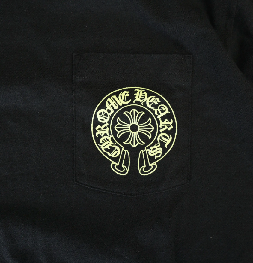 CHROME HEARTS FLUORESCENT GREEN HORSE TEE